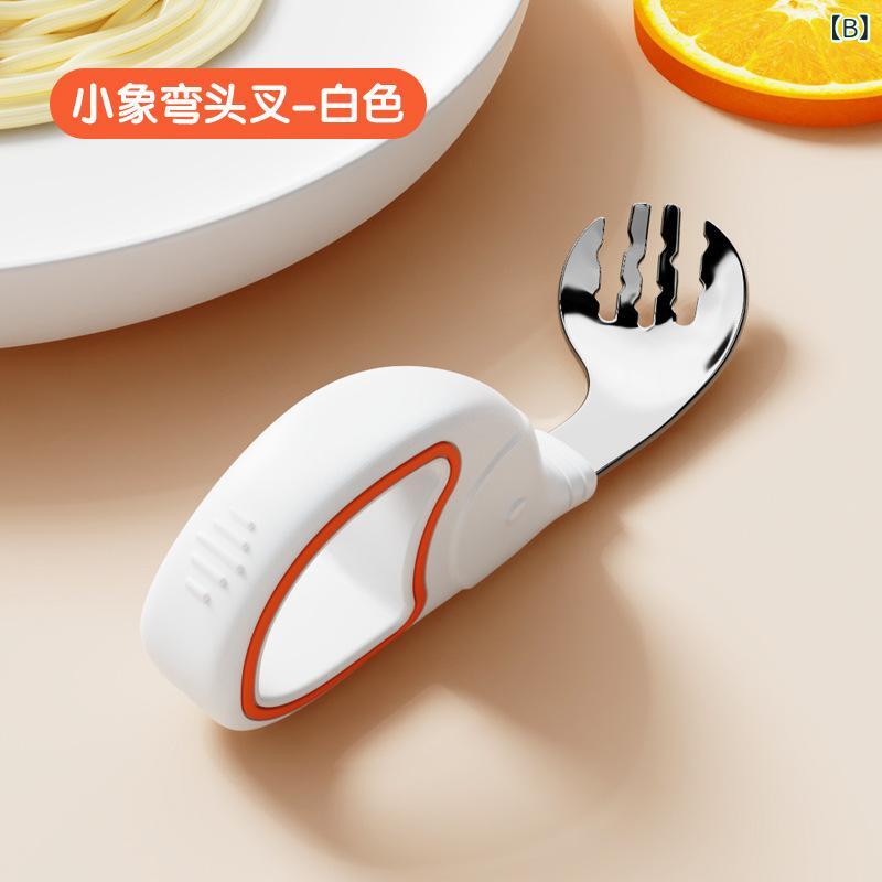 ベビー食器 離乳食 トレーニング カトラリー セット ステンレス シリコン製 ショー...