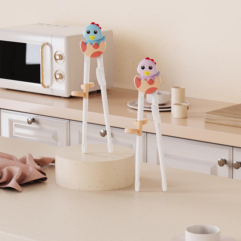 箸 ベビー 赤ちゃん 子供用 練習箸 補助箸 トレーニング箸 食事用 ABS樹脂製 食品グレード カートゥー..