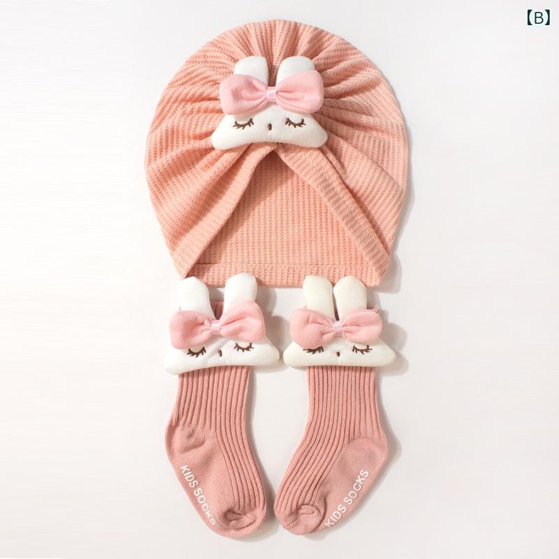 ベビーキャップ 赤ちゃん 幼児 キッズ うさぎ キャラクター かわいい UVカット 日...