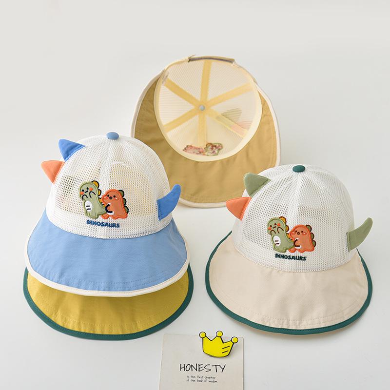 帽子 キッズ 子供 男の子 女の子 ベビー 幼児 夏用 薄手 通気性 メッシュ UVカット 日よけ キャップ サンハット おしゃれ アクリル素材 6ヶ月 1歳 2歳向け