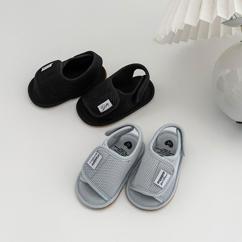 サンダル ベビー 男女兼用 春夏 通気性 脱げにくい ソフトソール メッシュ素材 ファーストシューズ 歩..