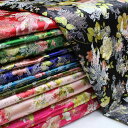 布地 キッズ ジャガード織り 金銀糸 織錦緞 ブロケードサテン ポリエステルサテン 中国風 レトロ 鳳牡丹柄 チャイナドレス モンゴルローブ用 舞台衣装 コスチューム 手芸 ハンドメイド クッションカバー用 秋冬