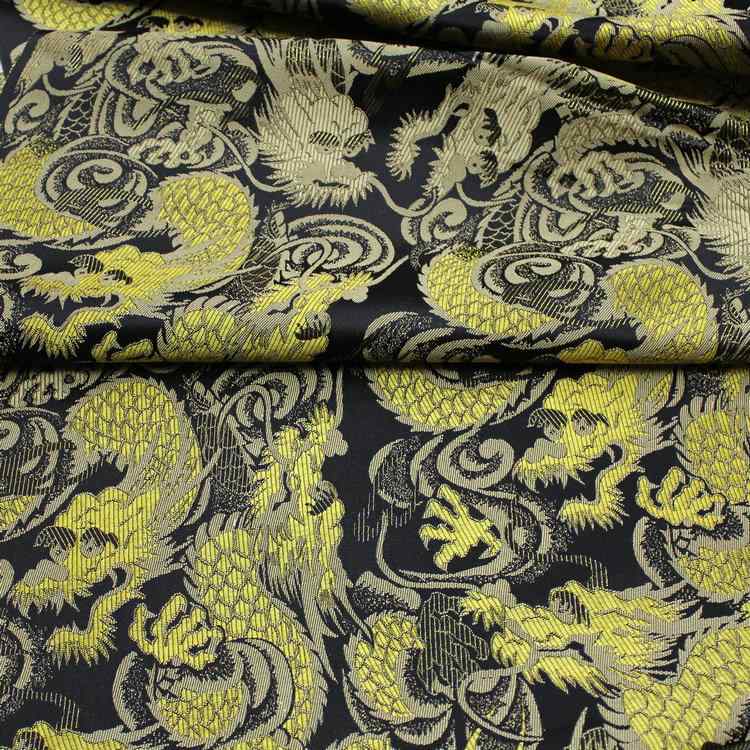 布地 キッズ 子供用 中国風 龍柄 馬褂風 舞台衣装 映画 テレビ コスプレ ハロウィン イベント 金銀糸 ..