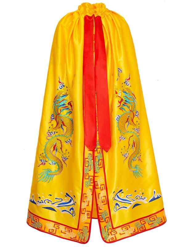 神像 仏像用 衣装 マント 男女兼用 シェニール織 伸縮性 祥雲柄 龍鳳柄 観音菩薩 関羽 皇帝 舞台 民族..