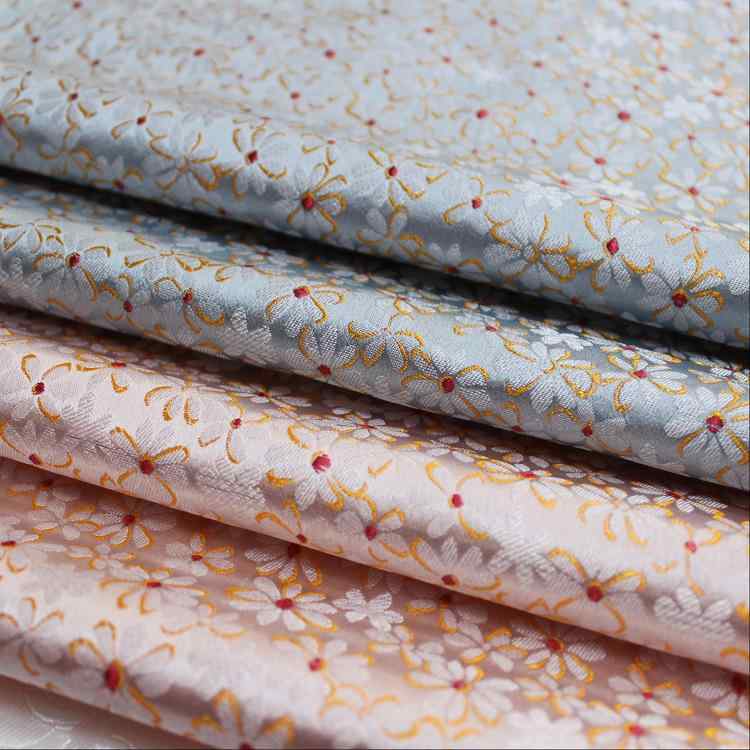 生地 キッズ 子供 ドール用 中国風 レトロ チャイナドレス 漢服 舞台衣装 ファッション 提花 織錦緞 ポ..