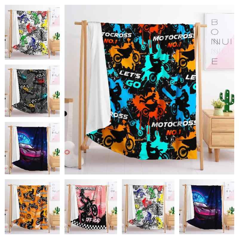 フランネル毛布 レーシングゲーム 3Dデジタルプリント 車柄 ふわふわ柔らかな肌触り ポリエステル製 春..