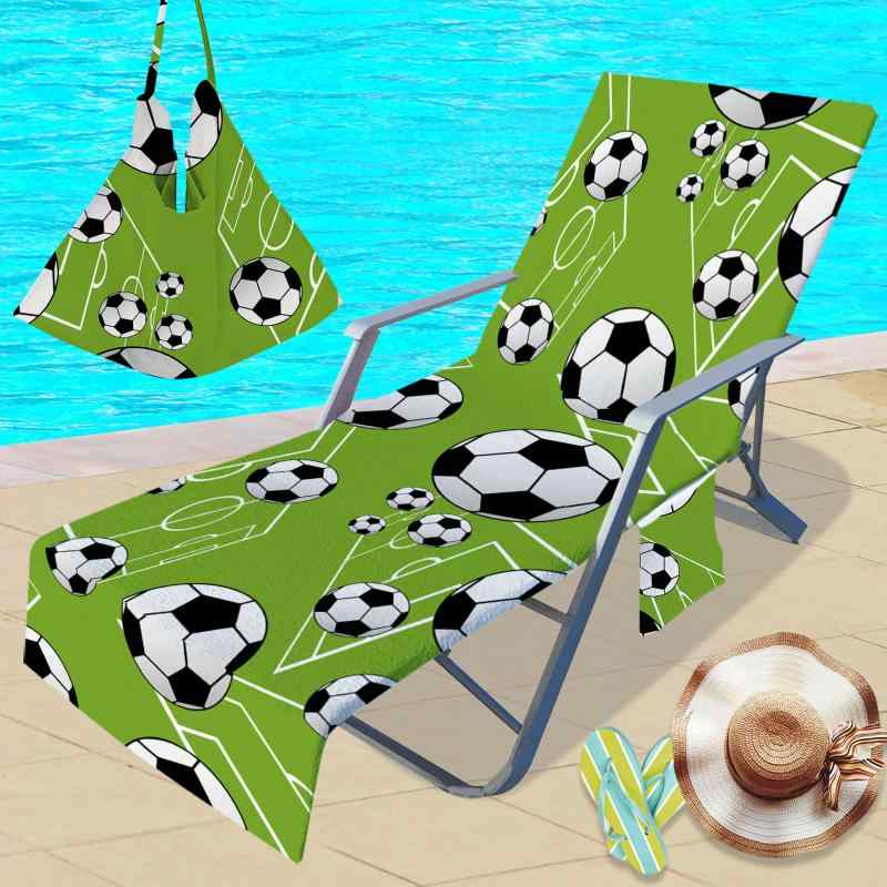 ビーチタオル マイクロファイバー 吸水速乾 ふんわりやわらか 大判 ロング ビーチチェアカバー 3Dデジ..