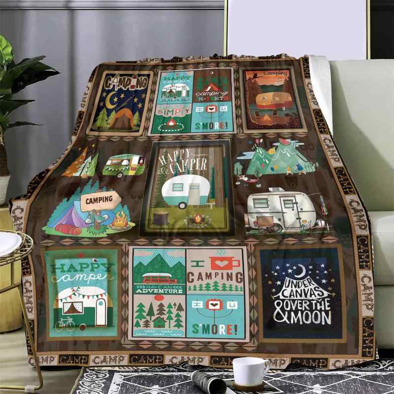 楽天モズラボ毛布 厚手 あったか 保温 フランネル 3Dデジタルプリント 花柄 昼寝用 ひざ掛け キャンプ アウトドア 冬用 ポリエステル おしゃれ 北欧風 ブランケット（x2）