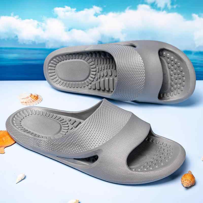 シャワーサンダル メンズ マッサージ機能 厚底 耐摩耗 滑り止め 室内履き 浴室履き ソフトソール 大き..