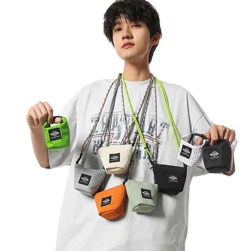 ショルダーバッグ メンズ ミニ ネックポーチ 斜め掛け ナイロン製 通気性 大容量 カジュアル デイリー..