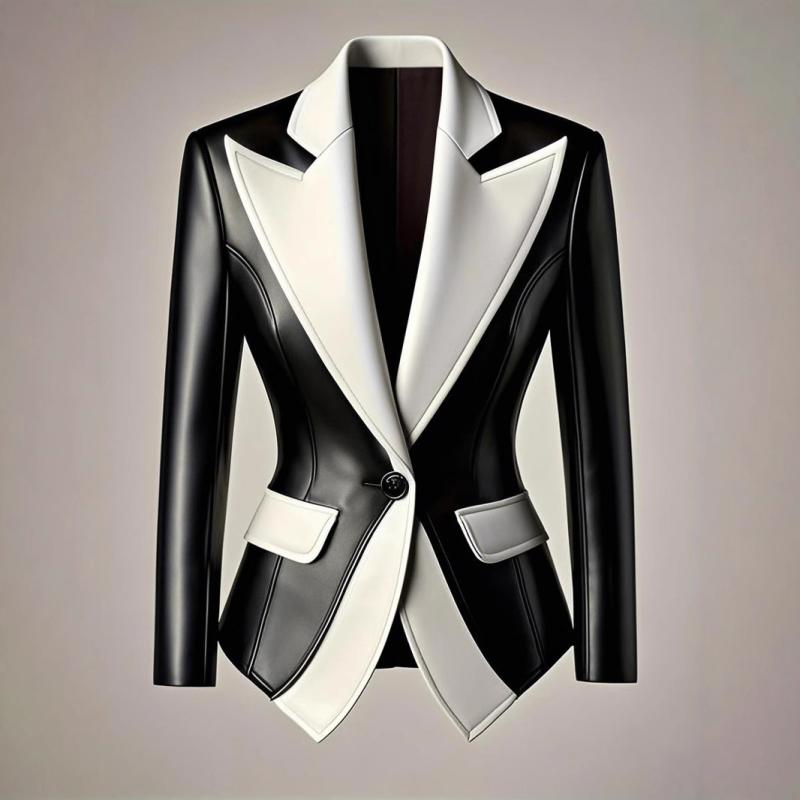 ライダースジャケット レディース 春秋 フェイクレザー 韓国風 テーラード襟 レザー切り替え ウエストマーク ゆったり クール ブラック レトロ 通勤スタイル カジュアル アウター 着回し