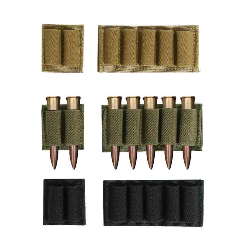 ミリタリー用品 メンズ タクティカル 弾薬 カートリッジホルダー ライフルストック用 マジックテープ式..