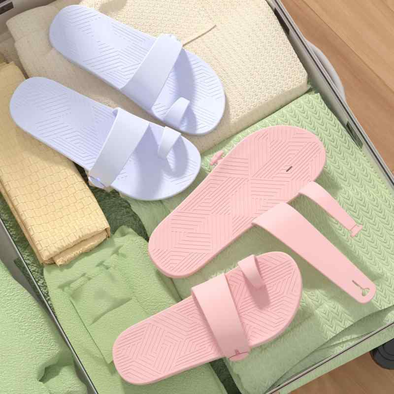 サンダル レディース トング 折りたたみ 軽量 持ち運び 滑り止め 通気性 EVA素材 旅行 ルームシューズ ..