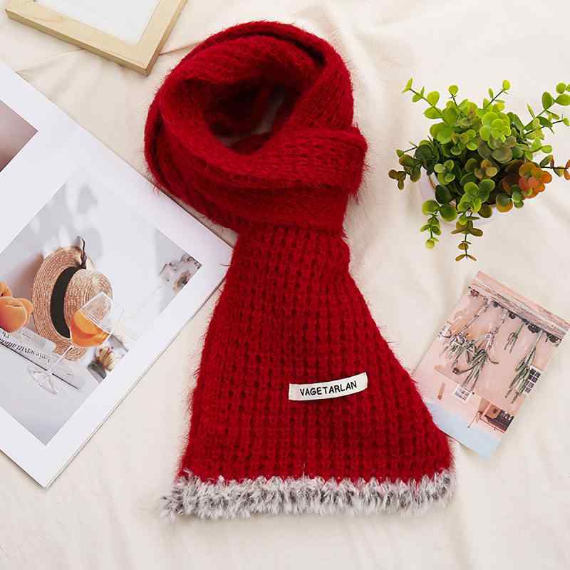 マフラー レディース ニット 厚手 保温 防寒 カシミヤタッチ ふわふわ なめらか アイスミント ときめき..