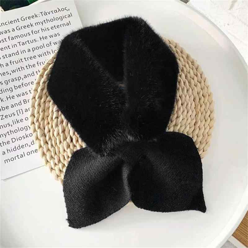 スヌード レディース あったか 防寒 もこもこ フェイクファー ネックウォーマー カシミヤタッチ やわらか ふわふわ リボン 差し込み マフラー 韓国風 日系 ガーリー 秋冬