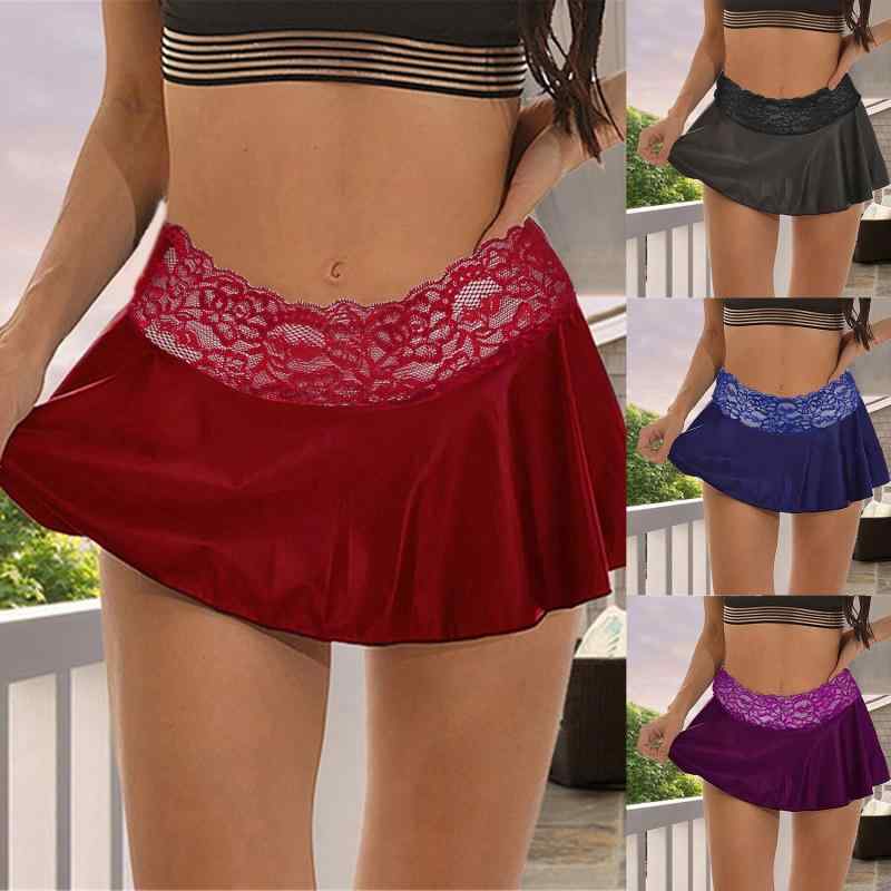 ベビードール レディース セクシー レース ショート丈ワンピース ランジェリー 春夏 ポリエステル 多色..