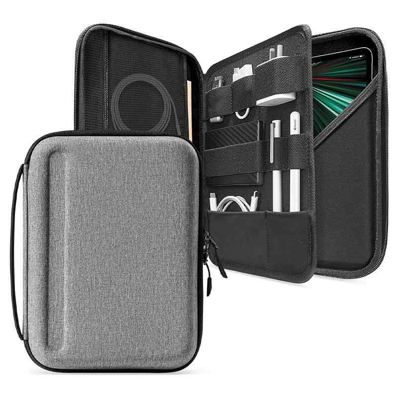 タブレットケース ユニセックス 男女兼用 iPad Pro 耐衝撃 EVA ハードシェル 保護 収納バッグ 9-13イン..