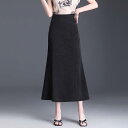 スカート ロング丈 マーメイドスカート スリムフィット ハイウエスト 切り替え ジャガード織り柄 プリント 上品 エレガント 通勤 オフィス きれいめ 大きいサイズ ブラック ゴールド