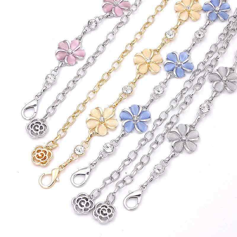 ウエストチェーン レディース オールマッチ 着回し おしゃれ パール 梅の花 メタルチェーン 合金製 か..