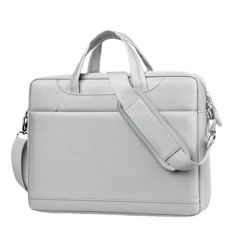 ノートPCバッグ 男女兼用 防水 耐摩耗性 耐衝撃 負担軽減 裏起毛エアクッション14気室 ビジネス 通学 通勤 ゲーミングPC対応 手提げ ショルダーバッグ 複数サイズ対応 5層収納 ポリエステル