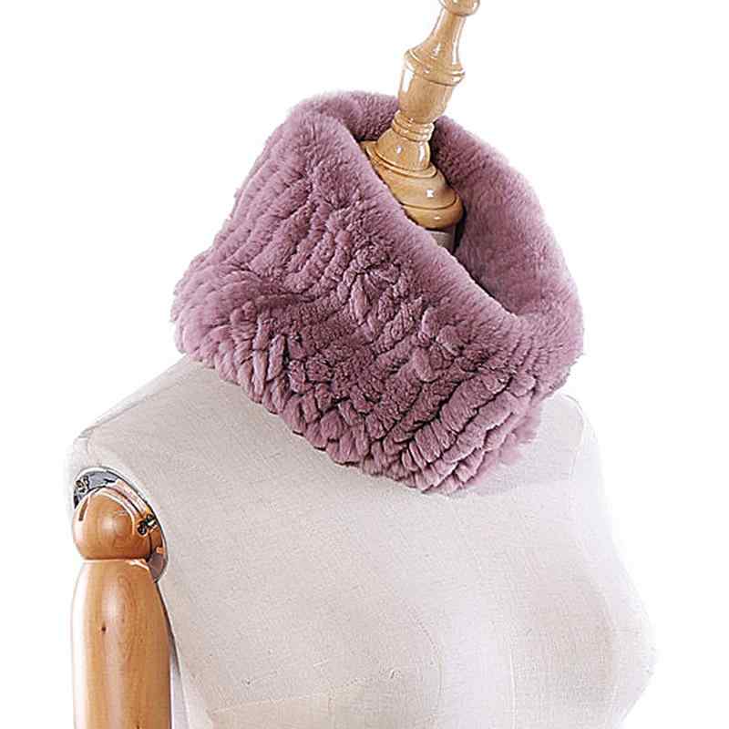 ネックウォーマー レディース レッキスラビットファー 保温 防寒 あったか 伸縮性 リバーシブル スヌー..