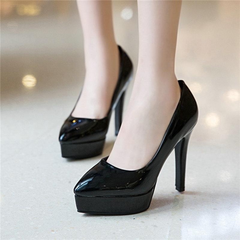 パンプス レディース 疲れにくい 痛くない 12cmヒール ストーム ポインテッドトゥ エナメル ピンヒール セクシー ベーシック 春夏秋冬 結婚式 二次会 パ...