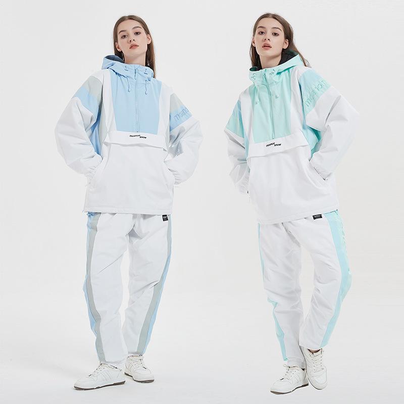 スノーボードウェア レディース 女性用 メンズ 男女兼用 防寒 撥水 耐摩耗 カップル ペア 韓国風 アウ..