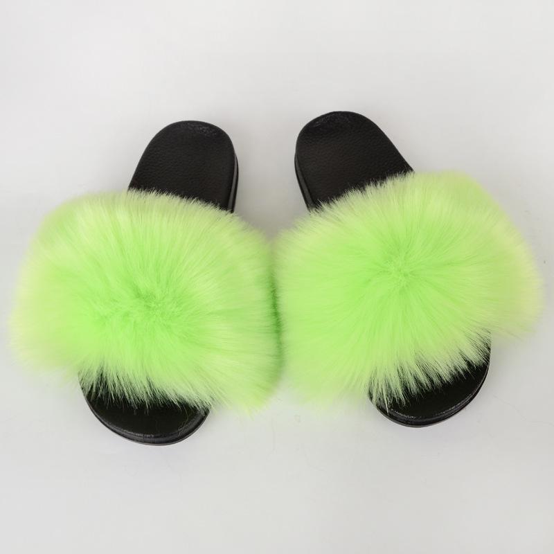 サンダル レディース フェイクファー スライドサンダル 一本ベルト 軽量 防滑 ふわふわ もこもこ ボリュームファー フラットサンダル 外履き 室内履き カジュアル