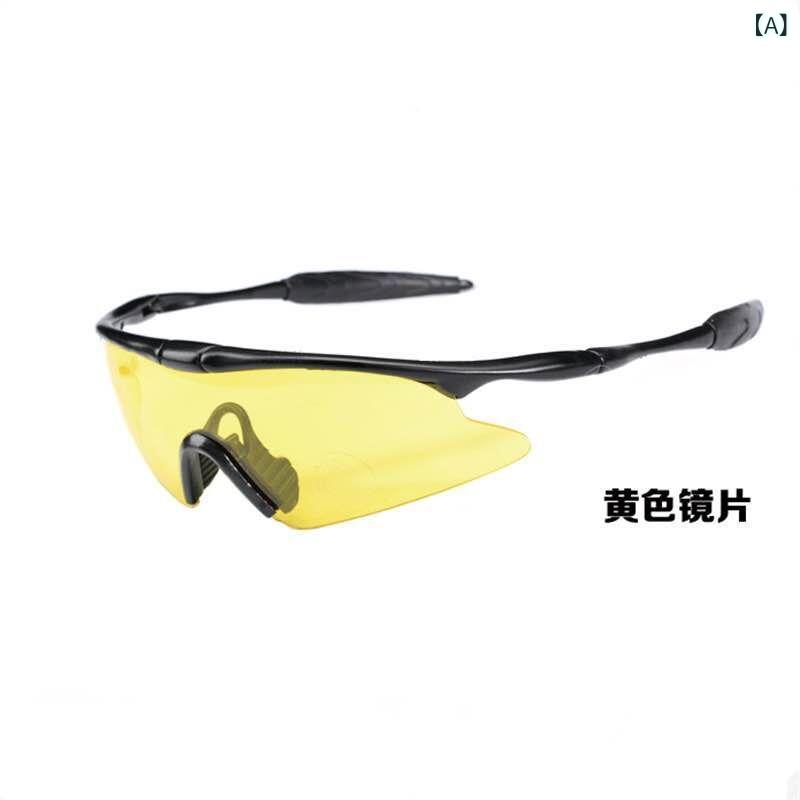 ゴーグル メンズ レディース 男女兼用 タクティカル 保護メガネ 防塵 防風 防砂 サバイバルゲーム ミリタリー 特殊部隊 アウトドア スポーツ サイクリング 自転車 バイク レンズ交換可能