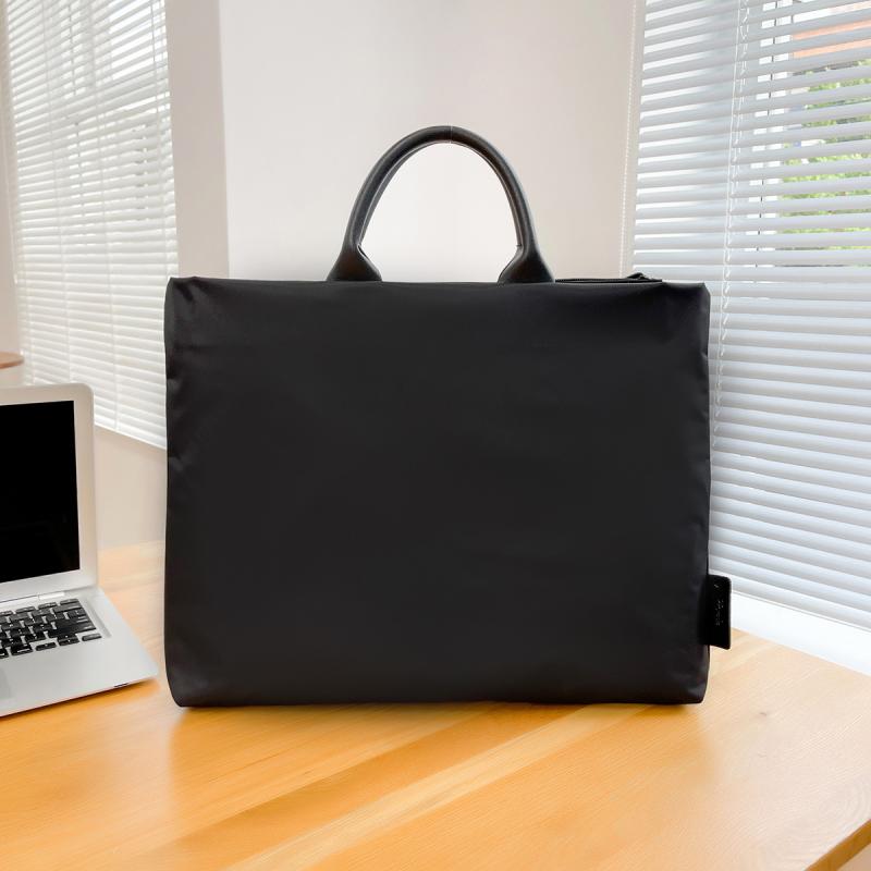 PCバッグ 男女兼用 ユニセックス 防水 超軽量 大容量 多機能 オックスフォード生地 ビジネスバッグ ブリーフケース 13 14 15インチ対応 通勤 通学 出張 旅行 A4収納 ロック機能付き シンプルデザイン(4)