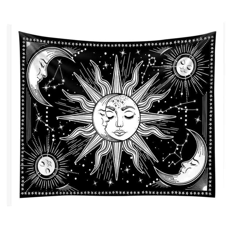 タペストリー ボヘミアン デジタルプリント 壁掛け 装飾布 ポリエステル モダン シンプル ライブ配信 背景布 寝室 リビング 書斎 子供部屋用 インテリア