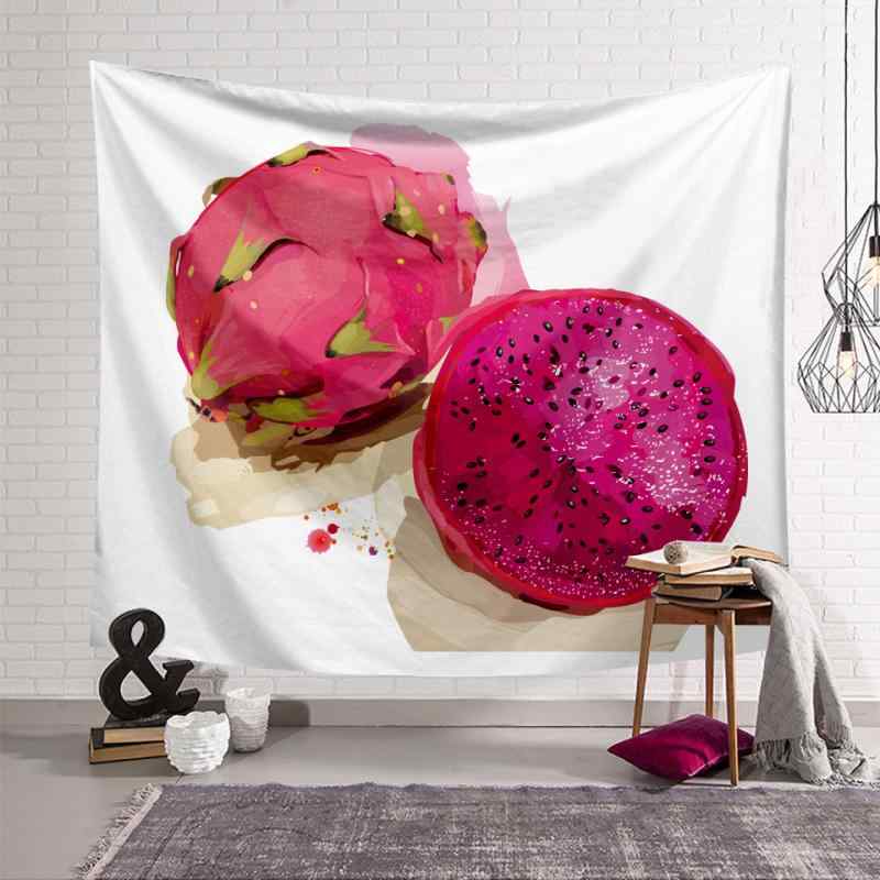 タペストリー カラフル フルーツ レモン スイカ デジタルプリント 壁掛け ウォールデコレーション おし..
