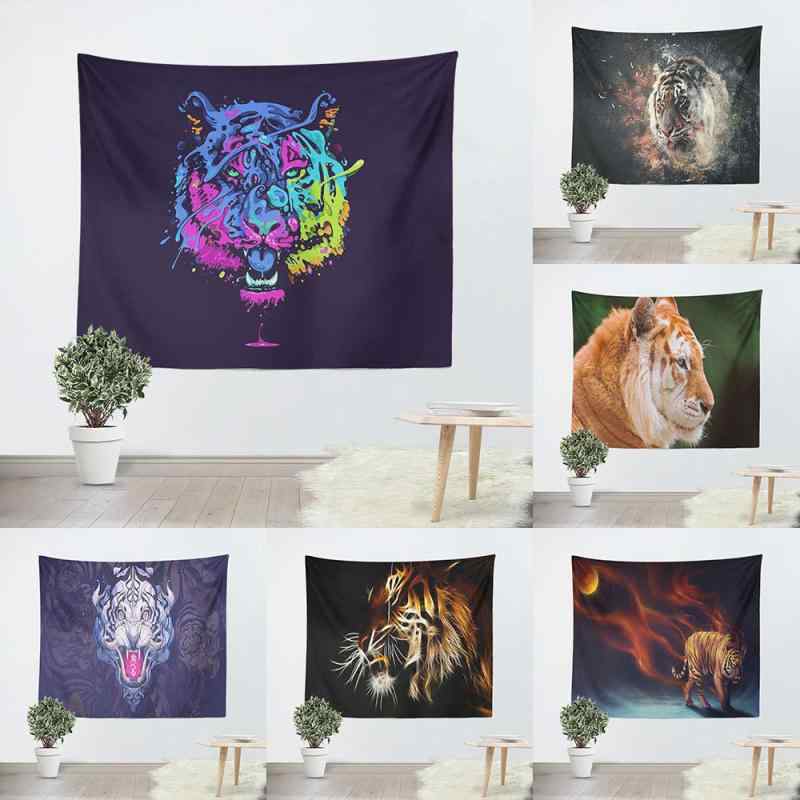 タペストリー インスタ映え 高精細プリント 虎 タイガー アニマル柄 ウォールクロス 壁掛け 洗える ポリエステル製 リビング 寝室 子供部屋 部屋飾り おしゃれ ルームデコレーション