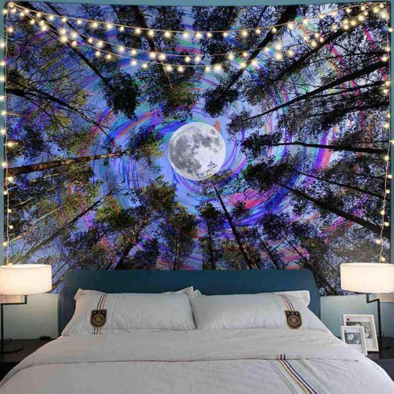 ウォールタペストリー インド マンダラ ヘナ エスニック アジアン ボヘミアン 手描き風 インテリア 壁..