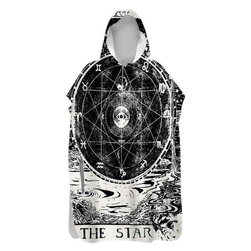 吸水速乾 バスローブ ポンチョ フード付き マイクロファイバー製 保温 防寒 アウトドア 水泳 ダイビン..