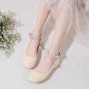 パンプス 女の子 キッズ ハイヒール 滑り止め 耐摩耗性 ストラップ付き プリンセス ドレスシューズ ゴールド 金色 ホワイト 入学式 卒業式 発表会 演奏会 ...