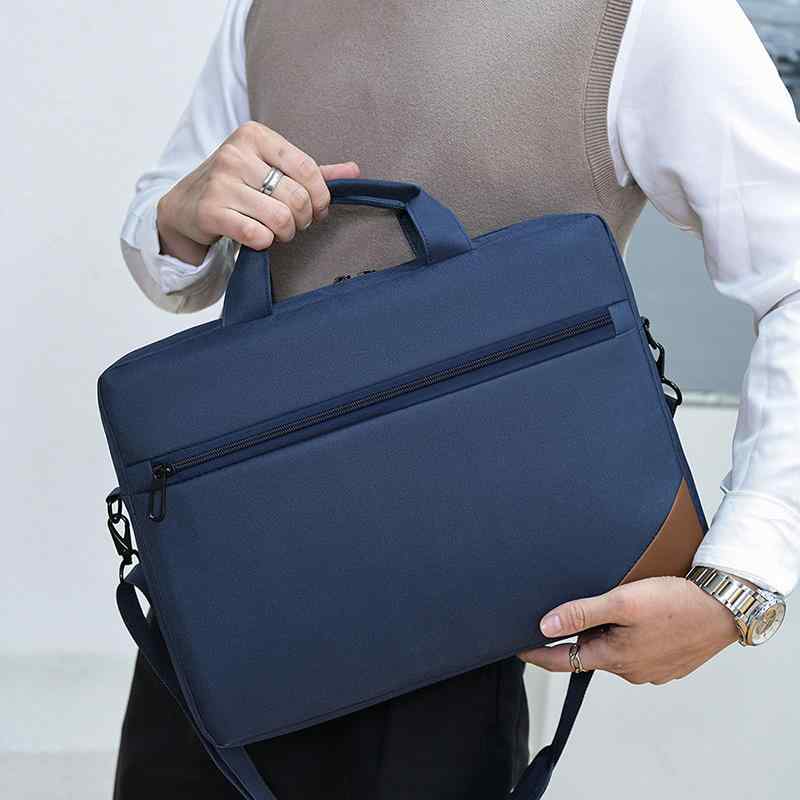 ビジネスバッグ メンズ 男性 ノートPCバッグ 16インチPC対応 A4ファイル収納 大容量 多機能 ショルダーバッグ 手提げ 斜めがけ 通勤 出張 ブリーフケース 盗難防止 撥水 耐摩耗 オックスフォード生地 グレー ブルー ブラック レッド