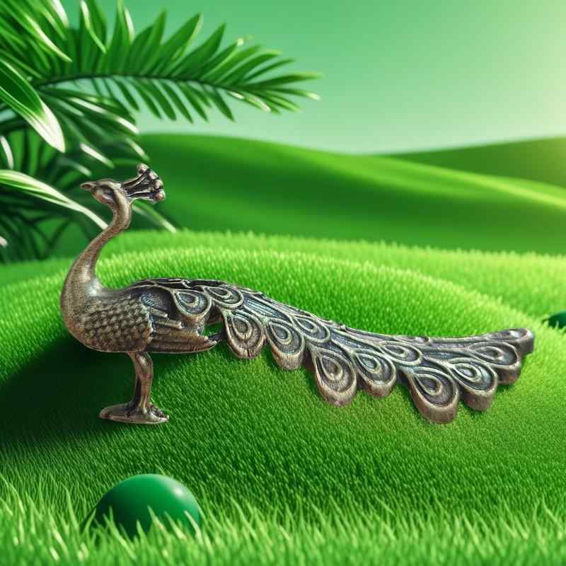 置物 クジャク 鳳凰 中国風 オブジェ 卓上 文鎮 ペーパーウェイト 書斎 リビング 玄関 インテリア 飾り..