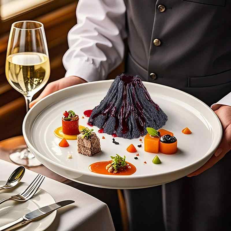 ケーキ型 DIY 手作り 火山塩彫デザイン シリコンモールド リアル 立体 不規則な形 おしゃれ ムースケー..