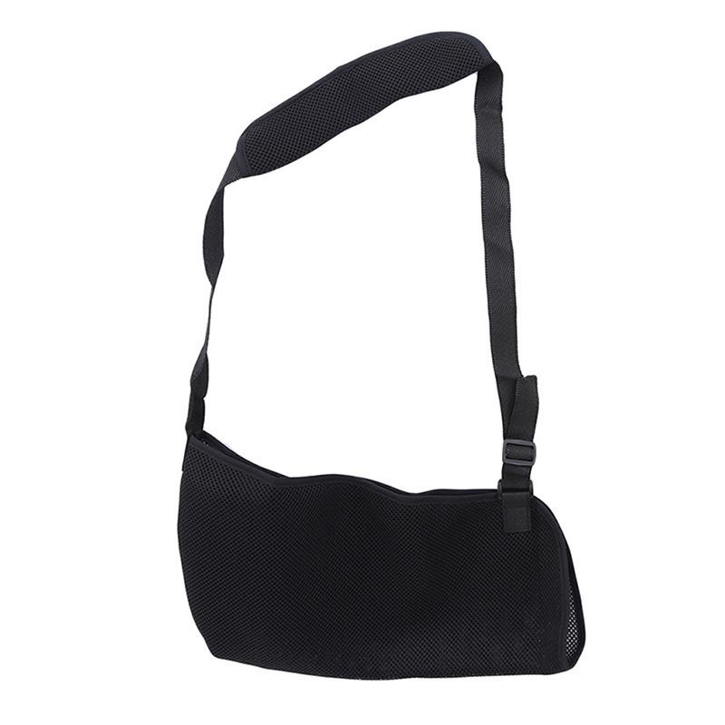 アームスリング 腕 前腕 上肢 肩 骨折 脱臼 怪我 リハビリ 固定 サポート 負担軽減 調整可能 ブラック ホワイト フリーサイズ(x2)