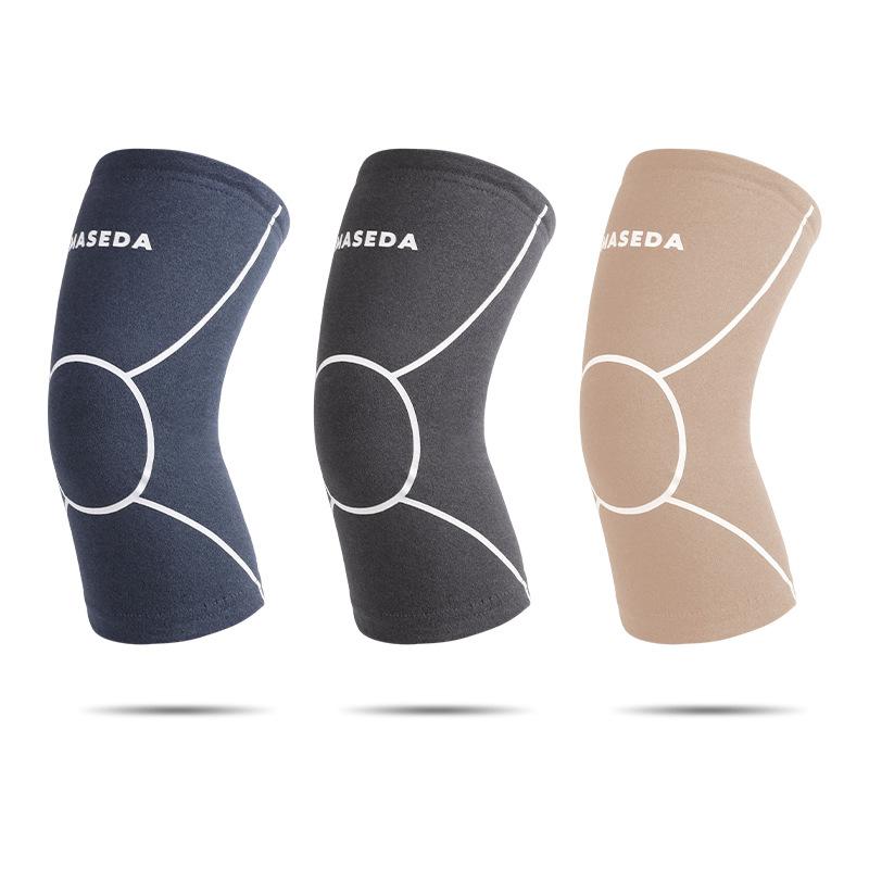 膝サポーター 男女兼用 薄手 吸湿発熱 保温 防寒 冷房対策 滑り止め ランニング ウォーキング スポーツ トレーニング 普段使い 羊毛混