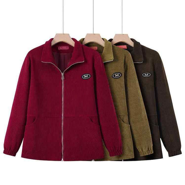 ジャケット レディース 女性用 コーデュロイ アウター ミセス ママ 大きいサイズ ゆったり カジュアル ..