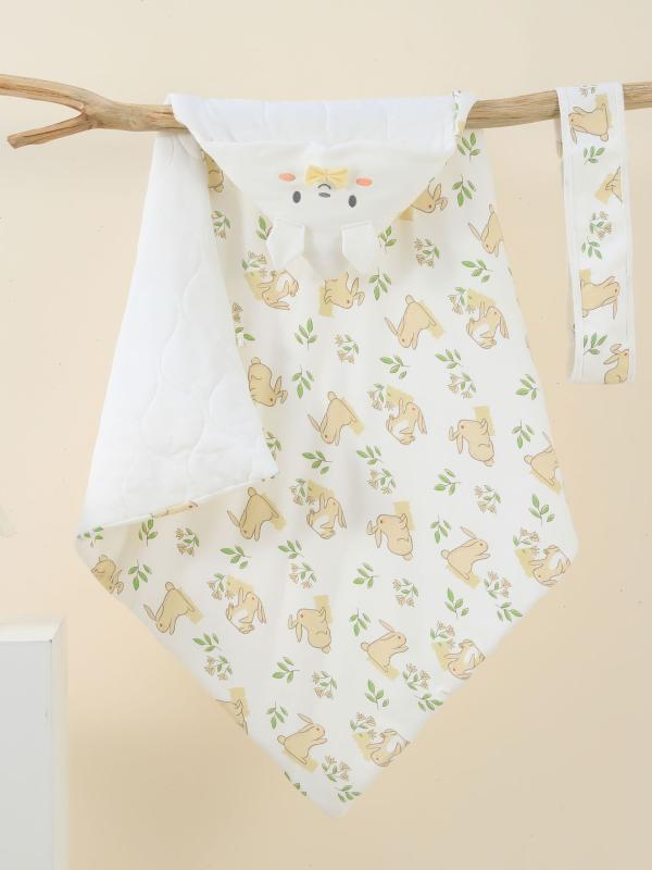 おくるみ 新生児 ベビー 赤ちゃん 厚手 防寒 中綿取り外し可能 ライナー取り外し可能 綿100% コットン ..