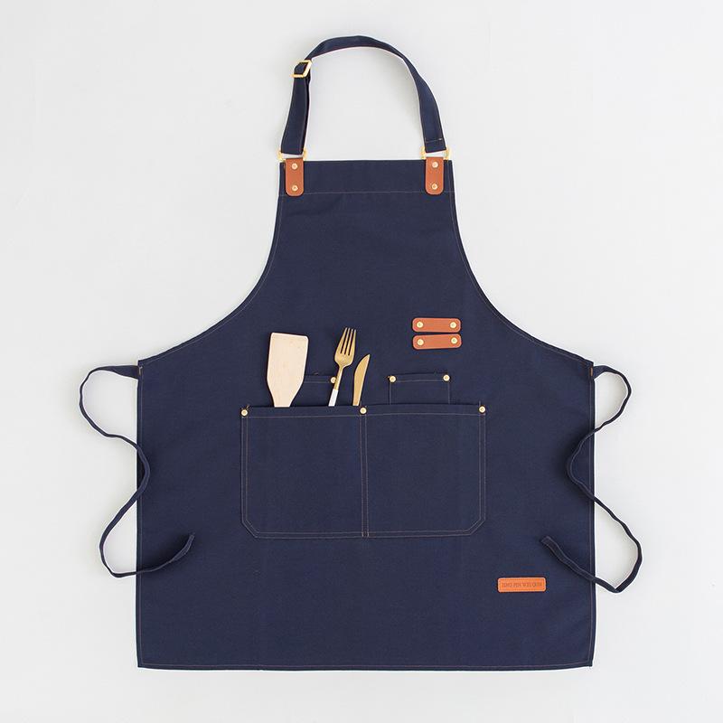 Sommelier Aprons - エプロン 男女兼用 メンズ レディース 首掛け キャンバス デニム 撥水 防汚加工 カフェ 飲食店 ガーデニング ネイル 料理 作業着 ワークウェア ユニフォーム おしゃれ