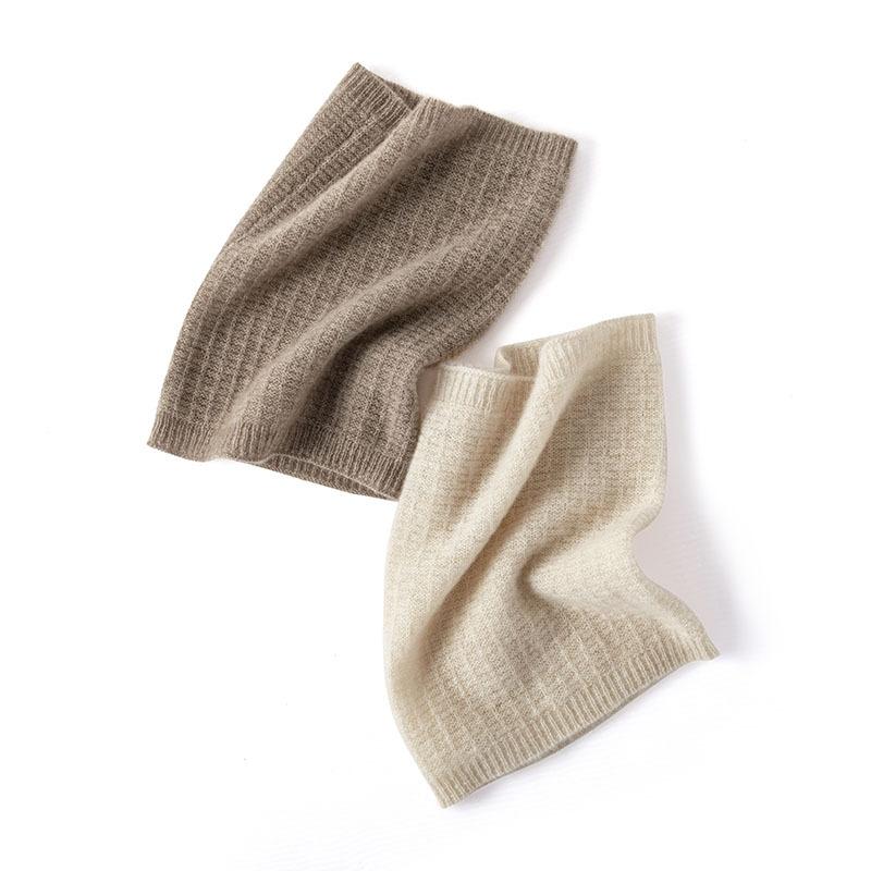 ネックウォーマー メンズ レディース 男女兼用 100% カシミヤ 防寒 保温 暖かい ニット 無地 秋冬 ファ..