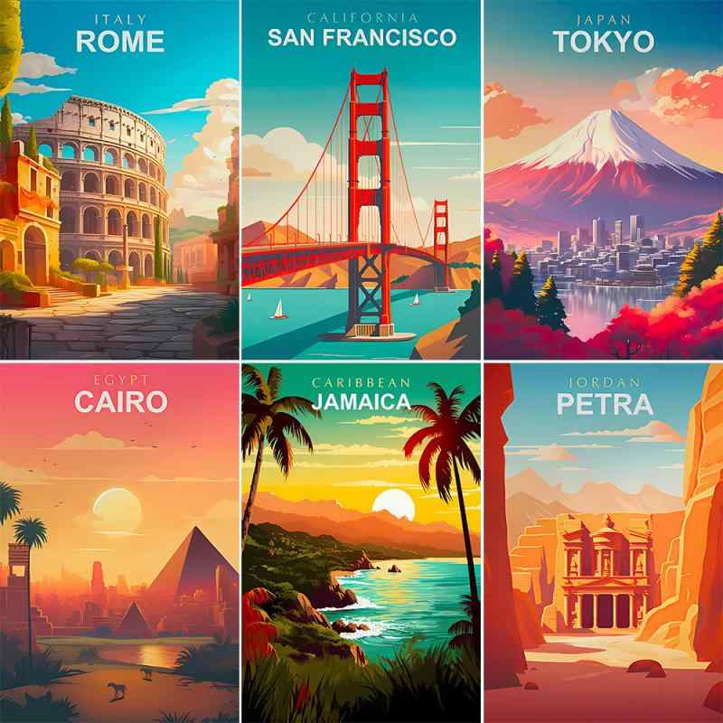 マグネット 冷蔵庫マグネット 洗濯機用 都市ランドマーク 建物 夕焼け風景 おしゃれ シンプル インテリ..