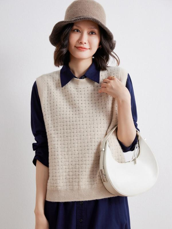 楽天市場】カシミヤ 100%（ベスト・ジレ｜トップス）：レディース