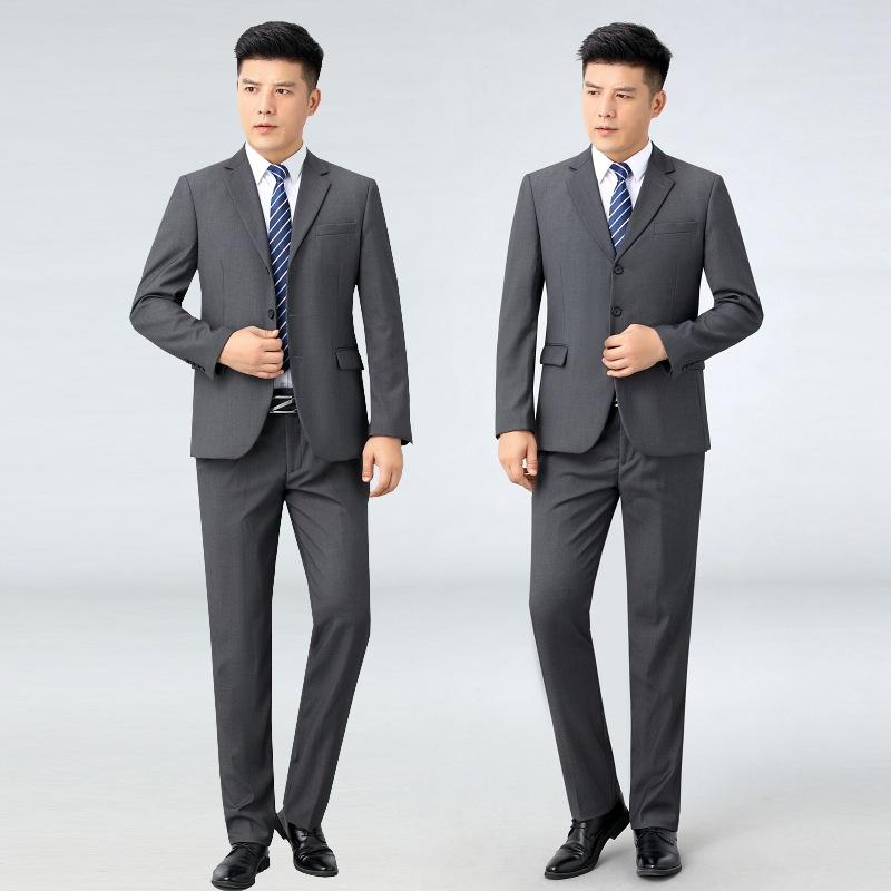スーツ メンズ オールシーズン スリーボタン ウール混 防シワ 形態安定 スリムフィット ビジネス フォーマル 結婚式 披露宴 パーティー 冠婚葬祭 通勤 オフィス