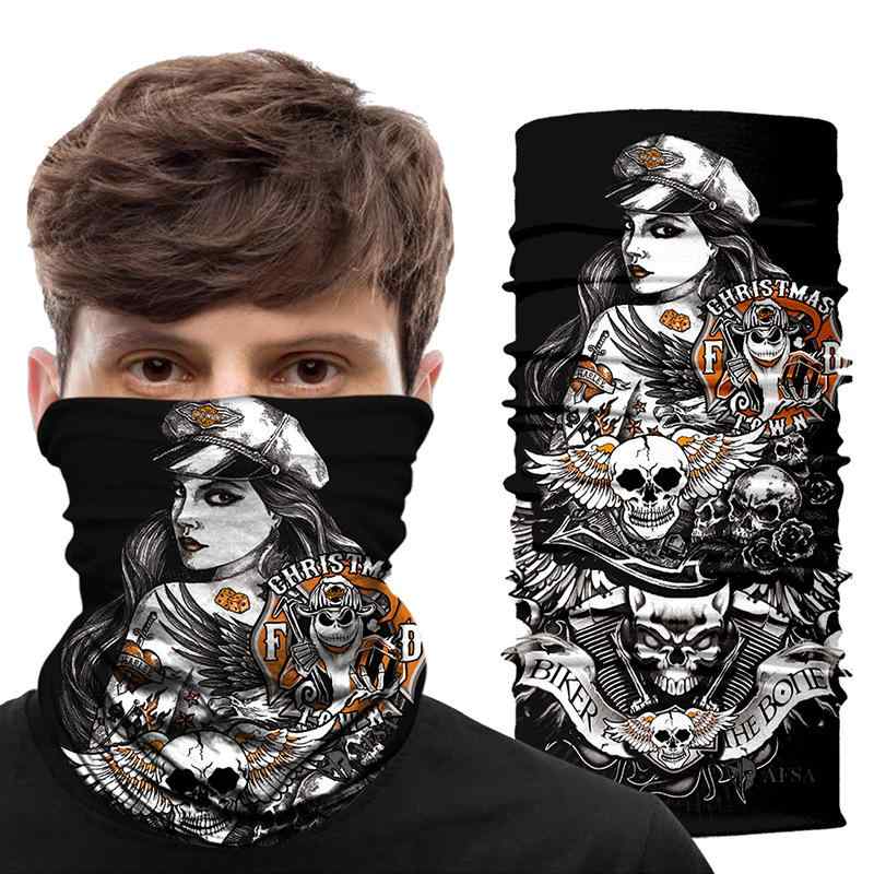 ネックカバー 男女兼用 ユニセックス 接触冷感 UVカット フェイスマスク バイク サイクリング 登山 釣り キャンプ アウトドア 多機能ヘッドバンド 春夏