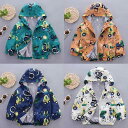 キッズ アウター 男の子 ベビー 幼児 春夏 恐竜柄 ショベルカー柄 防風 撥水 軽量 フード付き ジップアップジャケット 通園 通学 アウトドア カジュアル ...